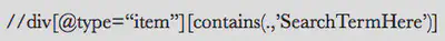 Div Search Term