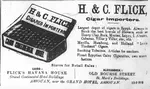 H & C Flick, Cigar Importers