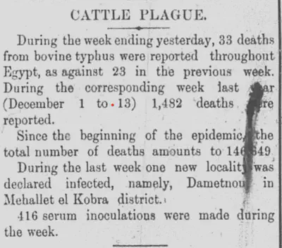 Cattle Plague